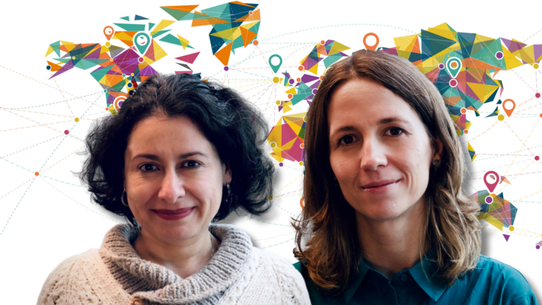 Die Forscherinnen Carolina Rozo Higuera und Kathleen Schlütter