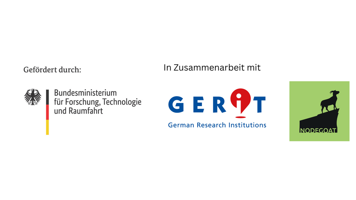 enlarge the image: Logo vom BMFTR, GERiT und Nodeogat