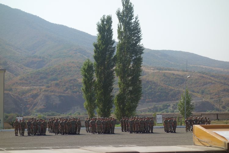 Panzerregiment der Streitkräfte der Republik Arzach bei Stepanakert (Foto: Privat)