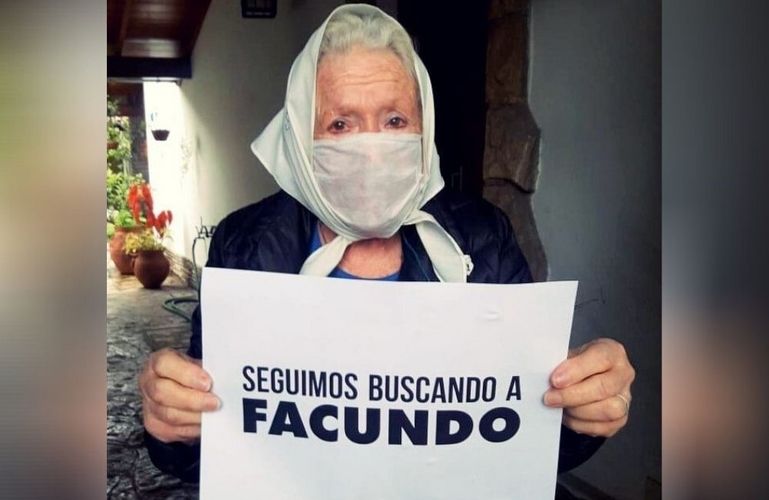 Mother of Plaza de Mayo Nora Cortiñas denounces the disappearance of Facundo Astudillo Castro