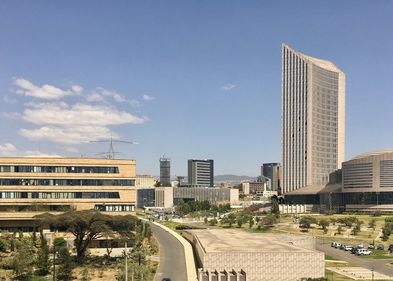 Der Sitz der Afrikanischen Union in Addis Abeba (Äthiopien), Foto: Prof. Dr. Ulf Engel Der Sitz der Afrikanischen Union in Addis Abeba (Äthiopien)